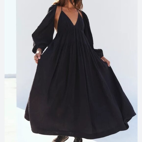 FREE PEOPLE So Sprung Set Womens Maxi Dress Size XL NEW WITH TAG - Picture 1 of 6